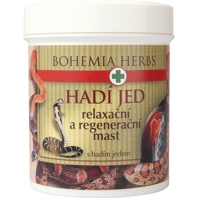 Bohemia Herbs Hadí jed relaxačná a regeneračná masť 25 ml