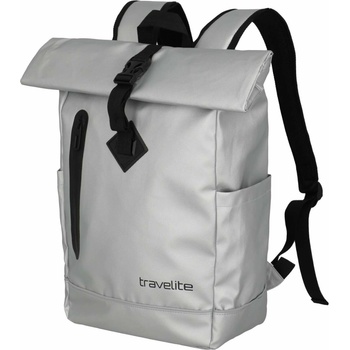 Travelite Basics Rollup 19l strieborná