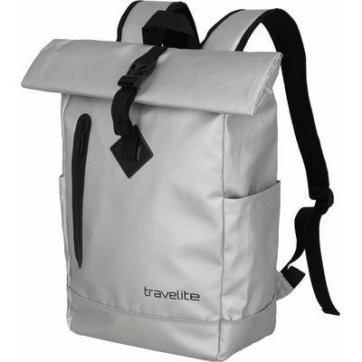 Travelite Basics Rollup 19l strieborná
