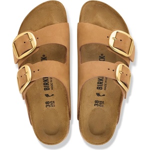 Birkenstock чехли дамски Arizona Big Buckle Nubuck Leather