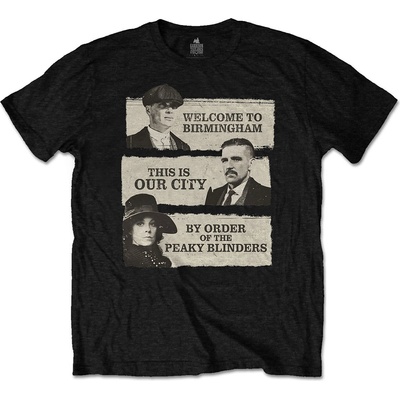 Peaky Blinders tričko This Is Our City čierne