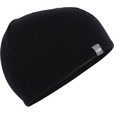 Icebreaker Adult Pocket Hat Black/Gritstone Heather