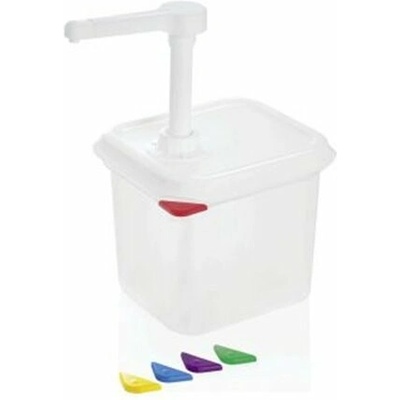 Dávkovač na omáčku GN 1/6 2,6 l, výška 150 mm, polypropylen 100028467