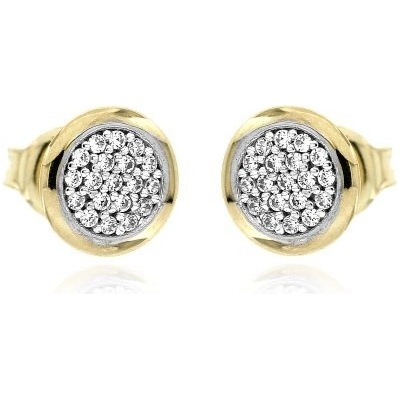 Zlatnictví U Kostela zlaté náušnice se zirkony 6509ž