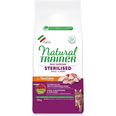 Natural Trainer Sterilised krůtí 2 x 10 kg