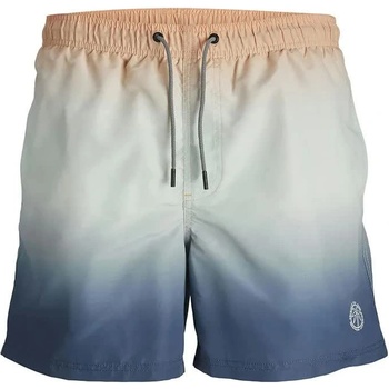 JACK & JONES Бански гащета Jack & jones 12261620 Fiji Dip Dye swimming shorts - Blue (Peach Nougat)