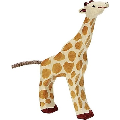 Holztiger Дървена фигурка Holztiger - Малък пасящ жираф (80157)