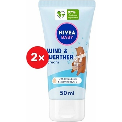 NIVEA Baby Wind&Weather 2 × 50 ml