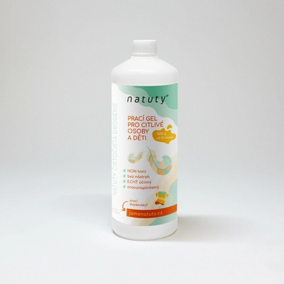 Natuty Prací gel pro citlivé osoby a děti 100 ml vzorek