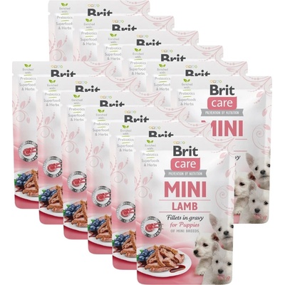 Brit Care Mini jehněčí filety v omáčce pro štěňata 12 x 85 g