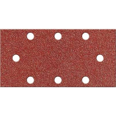 Brusný papír pro vibrační brusky 10ks 115x280mm, K40,14 otvorů FORTIS
