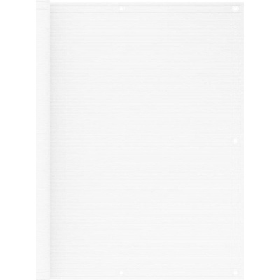 Greatstore Balkonová zástěna bílá 120 x 400 cm HDPE