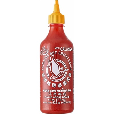 Flying Goose Brand Flying Goose Sriracha s galangalom chilli omáčka 455ml
