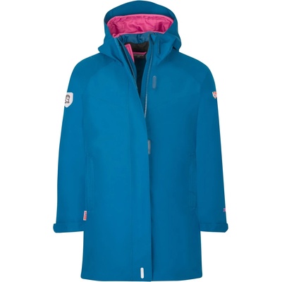 Trollkids Детско палто Trollkids Girl's Senja 3in1 Coat - Madeira Blue / Bright Berry - размер 98 (EU) (703-2825-0712)