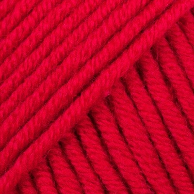 Příze DROPS Big Merino uni color 27 - karmínová červená