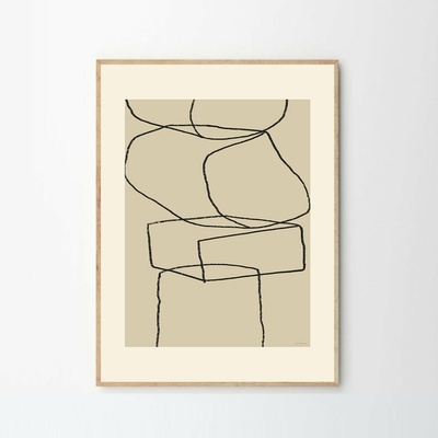 Moikka Plagát Stacks by By Garmi 50x70 cm