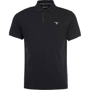 Barbour Tartan Poloshirt Pique - Black/Modern - XXL Поло тениска с тартанови детайли Тениски поло