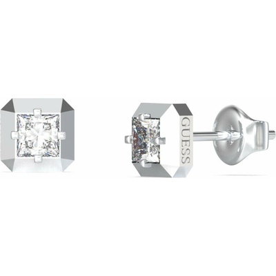 Guess Oslnivé ocelové náušnice Ace Of Diamonds JUBE06180JWRHT/U