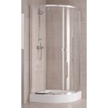 KOLO First štvrťkruhový sprchovací kút 90 cm, posuvné dvere, číre sklo ZKPG90222003