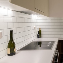 Ambiance Súprava samolepiek na kachličky 30 ks Subway Tiles White rozmery 20x10 cm