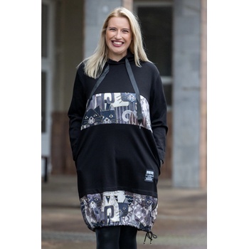 Italy fashion Šaty s kapucí FLAME Kočky