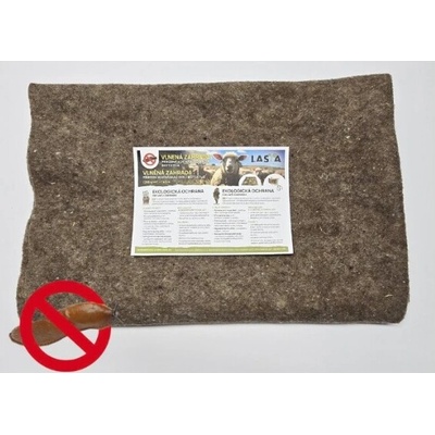 Lasta mulčovacia netkaná textília z ovčej vlny 100 x 200 cm