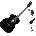 Cort L60 Standard SET Black Gloss Джъмбо китара