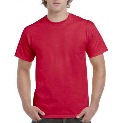 Gildan Hammer pánske tričko červené melírová