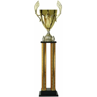 Zlatý kovový pohár 93,5 cm