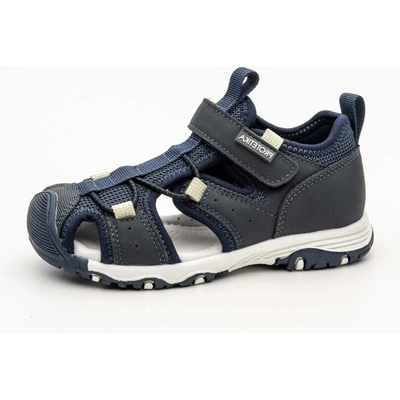 Chlapecké sandály TED denim, kožená stélka, pevná pata, suchý zip.