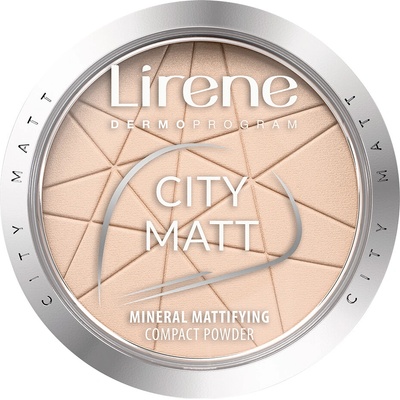 Lirene City Matt zmatňujúci púder 01 Transparent 9 g
