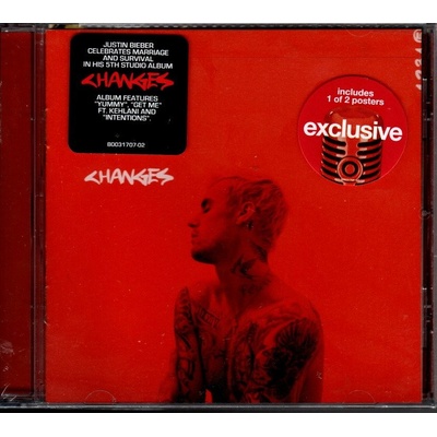JUSTIN BIEBER-CHANGE S+POSTER- CD