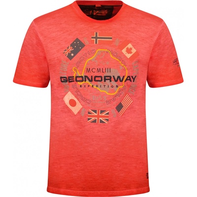 Geographical Norway tričko pánské JIRKEL men korálová