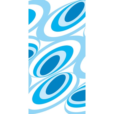 Dimex S-365 vliesová fototapeta na zeď Blue ovals rozměry 110 x 220 cm