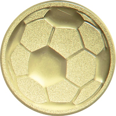 SABE Emblém fotbal EM04 zlatá 25 mm