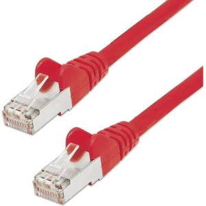 Manhattan RJ45 пач корда категория 5e, F-UTP PVC CU, сива, Intellinet (1.0 м) (ICOC-F5E-010)