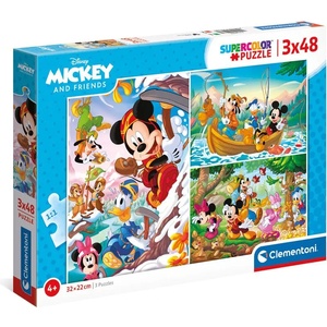  Пъзел Mickey and Friends CLEMENTONI 3x48ч