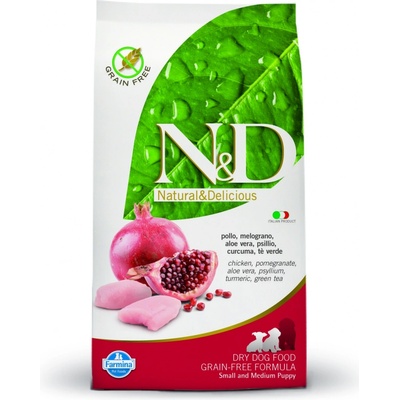 N&D Grain Free Chicken & Pomegranate Small & Medium Puppy 2,5 kg
