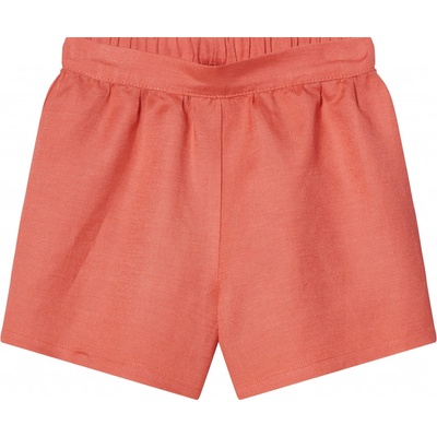 lupilu dívčí lněné šortky korálová