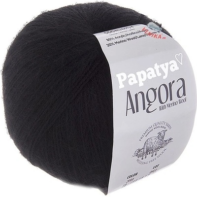 Příze Angora Merino 2000 černá