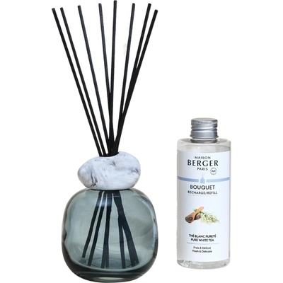 Maison Berger Paris Арома дифузер Mineral с аромат Бял Чай синьо-бял (7832)