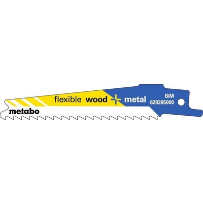 Metabo 5 pílových plátkov do chvostovej píly BiM 100x1/4/6 TPI 628265000