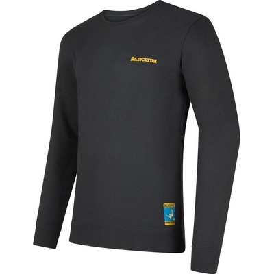 La Sportiva Climbing on the Moon Sweatshirt carbon giallo