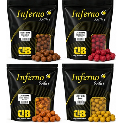 Carp Inferno Boilies Light Line 3kg Brusinka Chobotnice