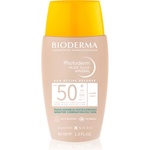 BIODERMA Photoderm Nude Touch защитен тониращ флуид за смесена към мазна кожа на лицето SPF 50+ цвят Light Colour 40ml