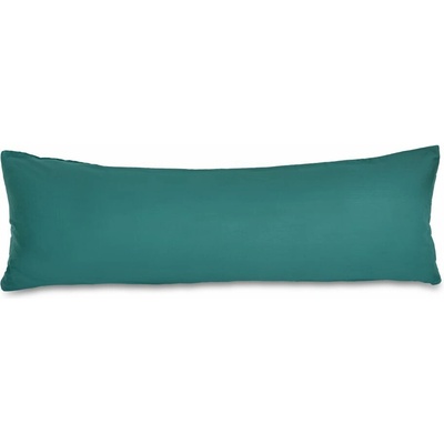 Kvalitex satén na relaxačný vankúš tmavo zelený 45 x 120 cm