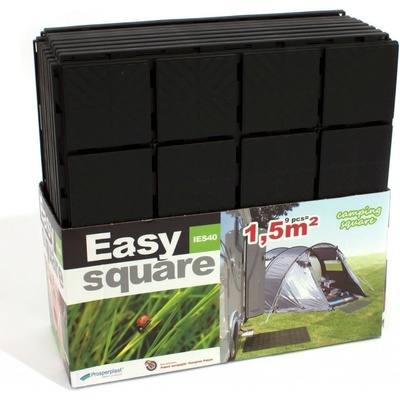 Prosperplast Easy Square 40 x 40 cm černá 9 ks