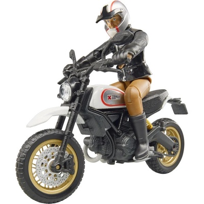Bruder BWorld Motorka Ducati Desert Sled s motocyklistou 1:16