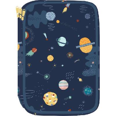 Eurocom Несесер Street Astrokit, 3 ципа, пълен, 20x13x8cm (24684-А-ASTROKIT)