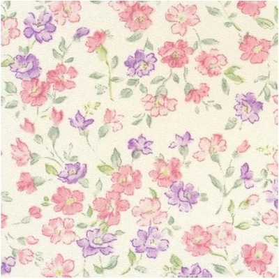 Patifix Самозалепващо фолио червено-сини цветя - ширина 45 см